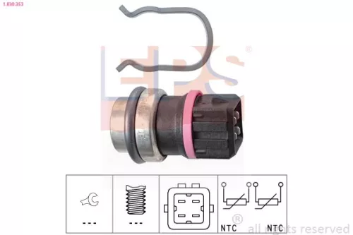 Sensor, koelvloeistoftemperatuur EPS 1.830.353)