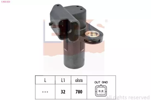 Sensor, krukaspuls EPS 1.953.553)