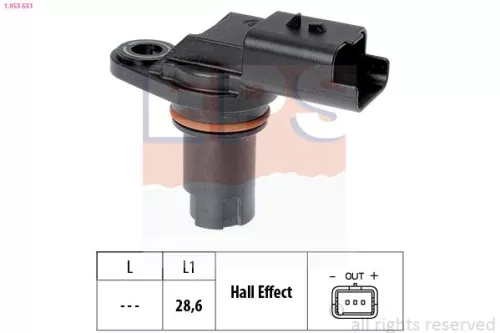 Sensor, nokkenaspositie EPS 1.953.551)