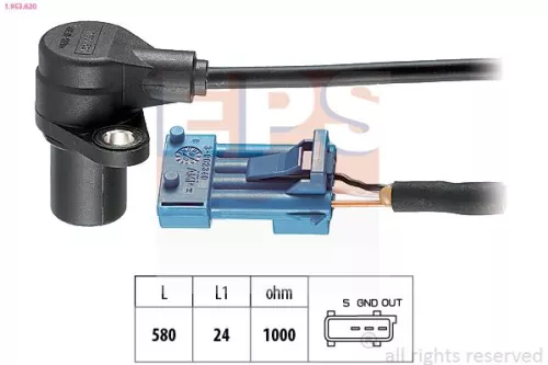 Sensor, krukaspuls EPS 1.953.620)