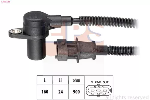 Sensor, krukaspuls EPS 1.953.588)