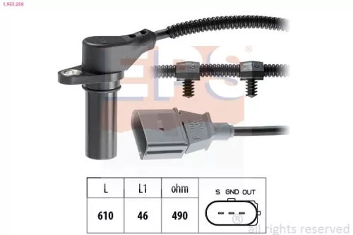 Sensor, krukaspuls EPS 1.953.259)