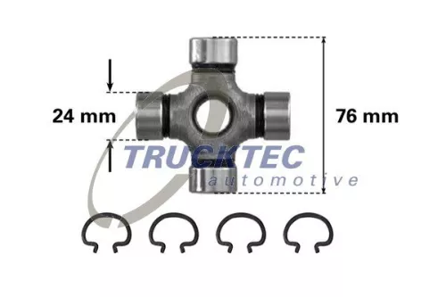 Koppeling, aandrijfas TRUCKTEC AUTOMOTIVE 02.34.004)