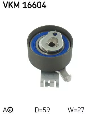 Tensioner Pulley, timing belt SKF VKM 16604)