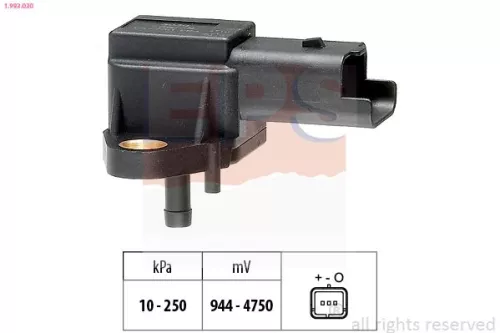 Luchtdruksensor, hoogteaanpassing EPS 1.993.030)
