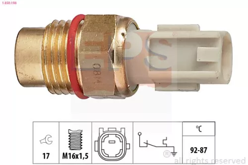 Temperatuurschakelaar, radiatorventilator EPS 1.850.198)