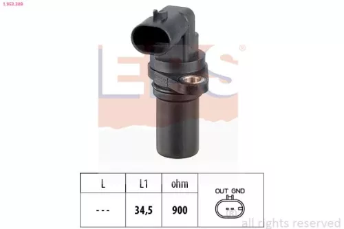 Sensor, krukaspuls EPS 1.953.389)