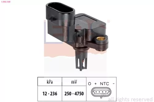 Luchtdruksensor, hoogteaanpassing EPS 1.993.109)