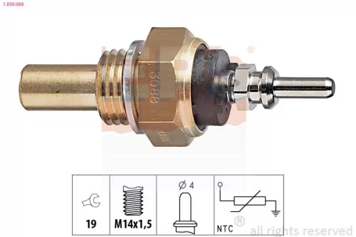 Sensor, koelvloeistoftemperatuur EPS 1.830.088)