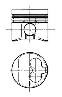 Piston KOLBENSCHMIDT 91429600)