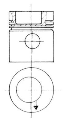 Zuiger KOLBENSCHMIDT 93831610)