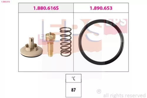 Thermostaat, koelvloeistof EPS 1.880.616)