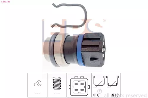 Sensor, koelvloeistoftemperatuur EPS 1.830.146)