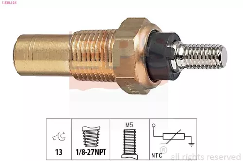 Sensor, koelvloeistoftemperatuur EPS 1.830.124)