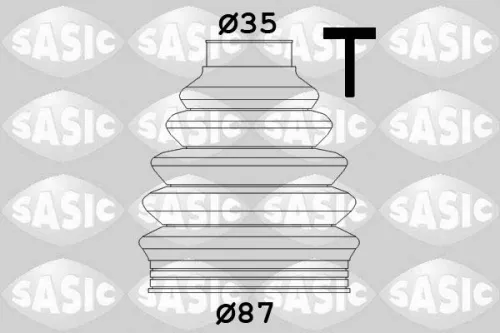 Balgset, aandrijfas SASIC 2933033)