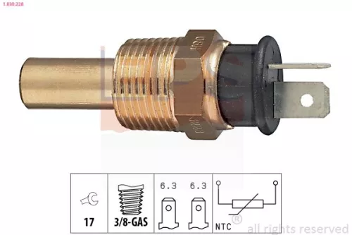 Sensor, koelvloeistoftemperatuur EPS 1.830.228)