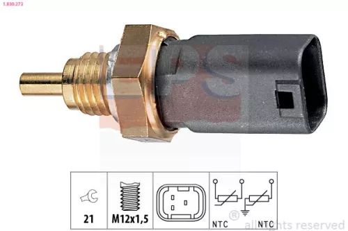 Sensor, koelvloeistoftemperatuur EPS 1.830.273)