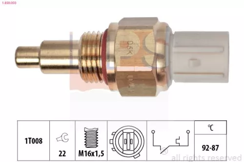 Temperatuurschakelaar, radiatorventilator EPS 1.850.050)