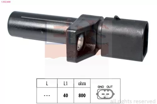 Sensor, krukaspuls EPS 1.953.608)