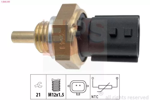 Sensor, koelvloeistoftemperatuur EPS 1.830.341)