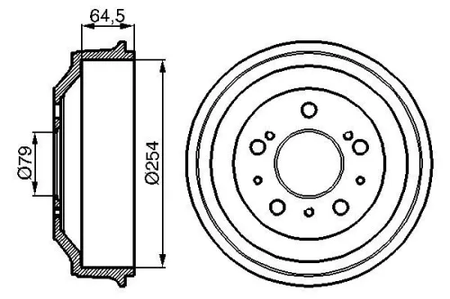 Remtrommel BOSCH 0 986 477 098)