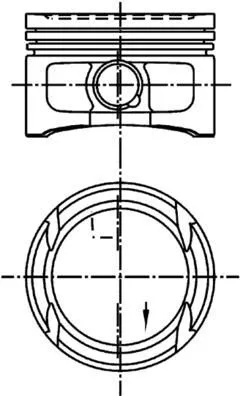 Zuiger KOLBENSCHMIDT 99562620)