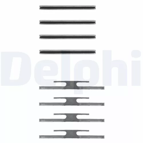 Accessoirekit, schijfremblokken DELPHI LX0035)
