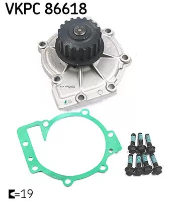 Waterpomp, motorkoeling SKF VKPC 86618)