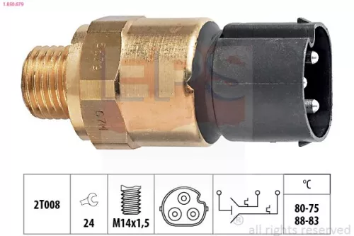 Temperatuurschakelaar, radiatorventilator EPS 1.850.679)