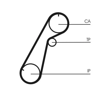 Timing Belt CONTINENTAL CTAM CT1020)