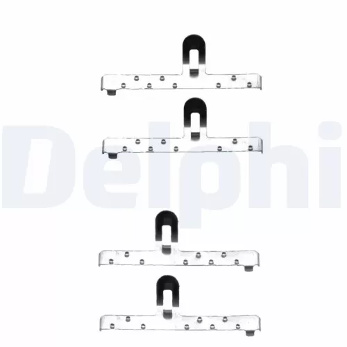 Accessoirekit, schijfremblokken DELPHI LX0071)