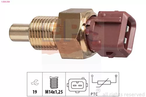 Sensor, koelvloeistoftemperatuur EPS 1.830.308)