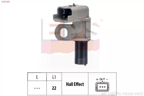 Sensor, nokkenaspositie EPS 1.953.460)