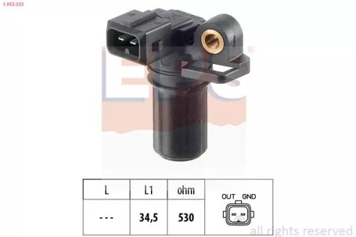 Sensor, krukaspuls EPS 1.953.323)