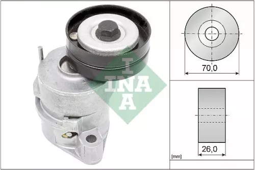 Riemspanner, V-geribbelde riem Schaeffler INA 534 0102 30)