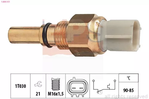 Temperatuurschakelaar, radiatorventilator EPS 1.850.151)