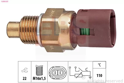 Sensor, koelvloeistoftemperatuur EPS 1.830.555)