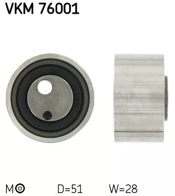Spanrol, distributieriem SKF VKM 76001)