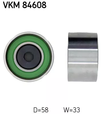 Ombuigingspoelie/geleidingspoelie, distributieriem SKF VKM 84608)