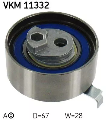 Tensioner Pulley, timing belt SKF VKM 11332)