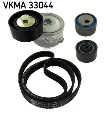 V-geribbelde riemset SKF VKMA 33044)