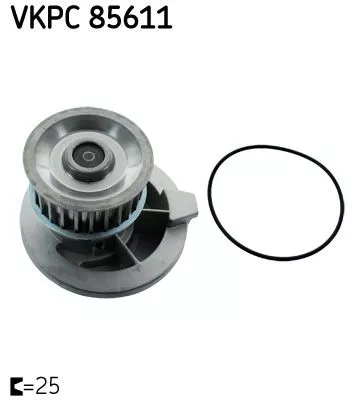 Water Pump, engine cooling SKF VKPC 85611)