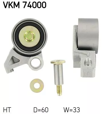 Spanrol, distributieriem SKF VKM 74000)
