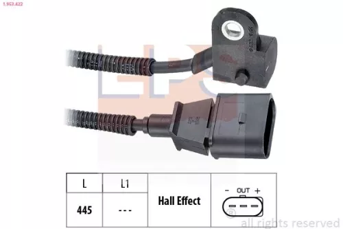 Sensor, nokkenaspositie EPS 1.953.422)