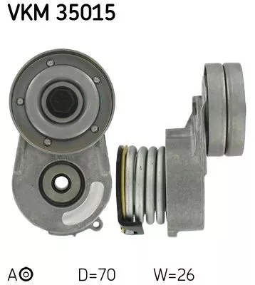 Riemspanner, V-geribbelde riem SKF VKM 35015)