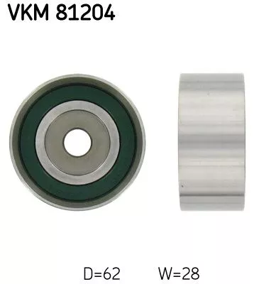 Deflection Pulley/Guide Pulley, timing belt SKF VKM 81204)