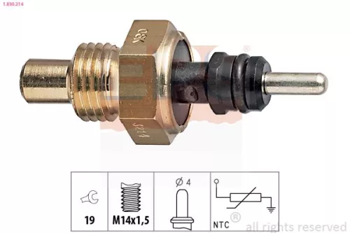 Sensor, koelvloeistoftemperatuur EPS 1.830.214)