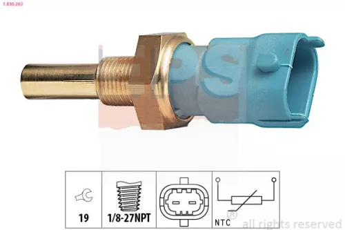 Sensor, koelvloeistoftemperatuur EPS 1.830.263)