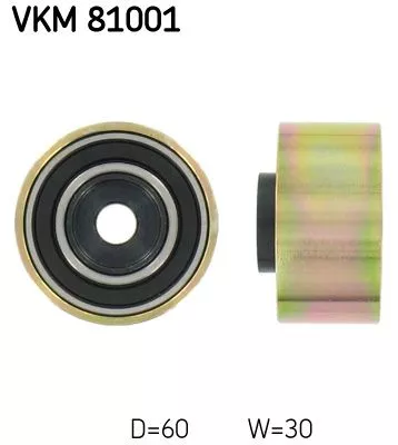 Ombuigingspoelie/geleidingspoelie, distributieriem SKF VKM 81001)
