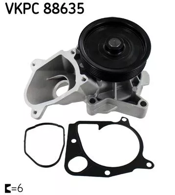 Waterpomp, motorkoeling SKF VKPC 88635)